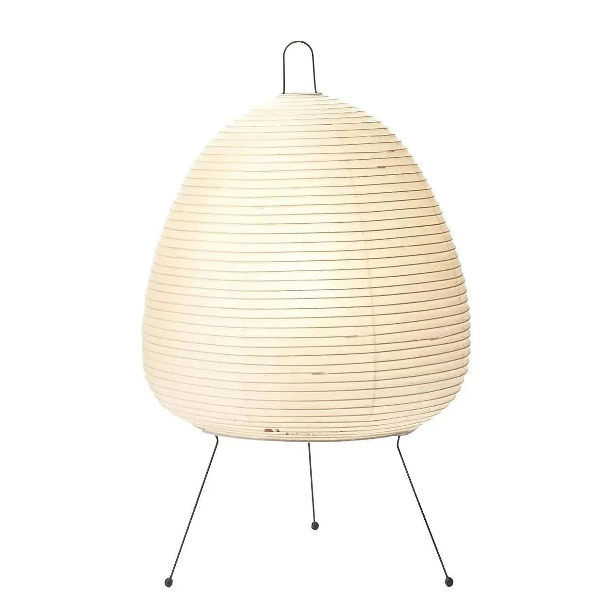 LED Table Lamp with Rice Paper Shade – Soft Bedroom Light