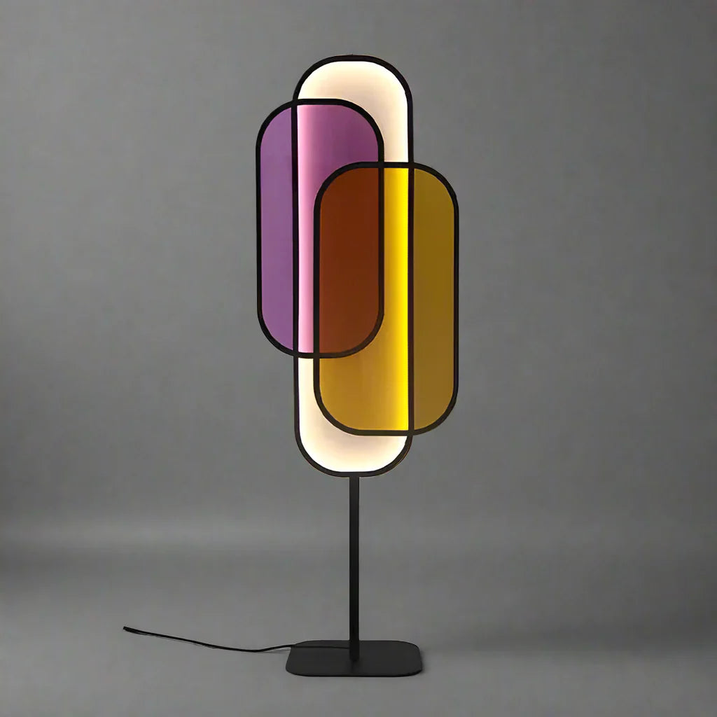 Floor Lamp with Acrylic Shades – Soft Glow for Living Room