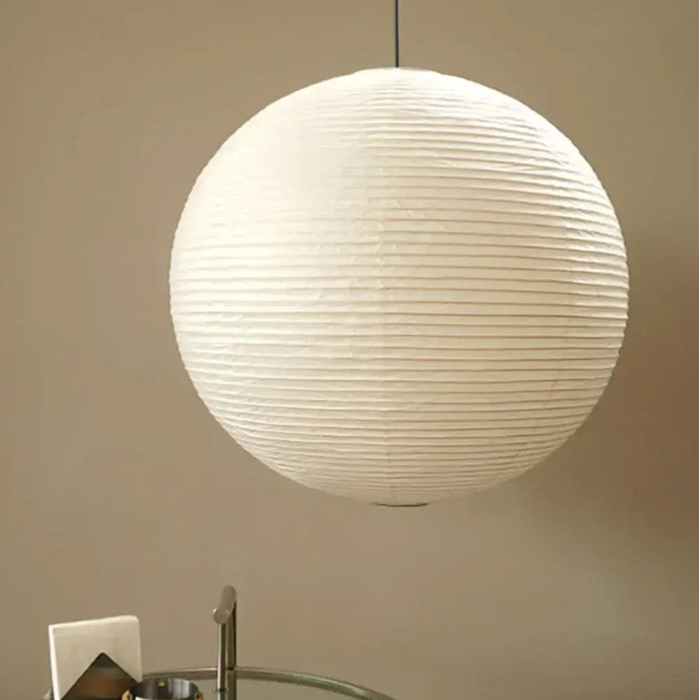 LED Pendant Lamp with Rice Paper – Elegant Ambient Lighting